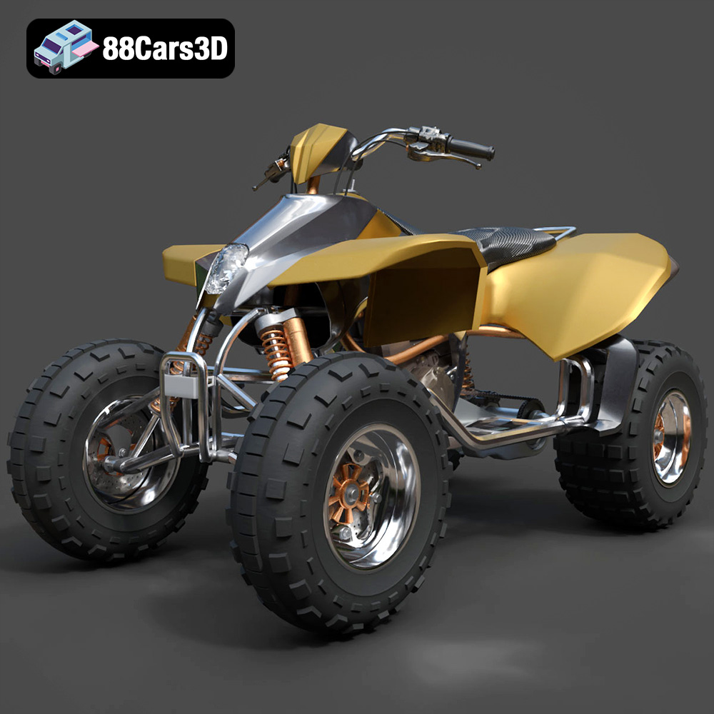 Off-Road Quad ATV 2024 3D Model