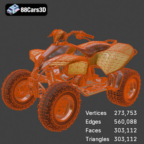 Off-Road Quad ATV 2024 3D Model
