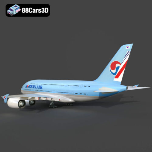 AirBus Korean A380-004 3D Model
