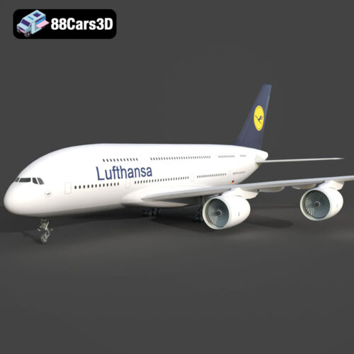 AirBus A380-004 3D Model