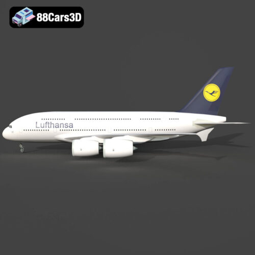 AirBus A380-004 3D Model