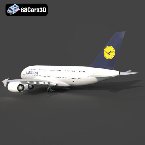 AirBus A380-004 3D Model