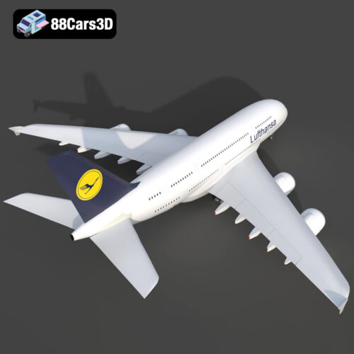 AirBus A380-004 3D Model