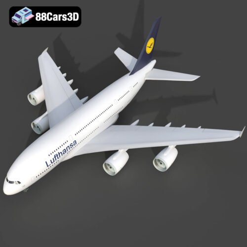 AirBus A380-004 3D Model