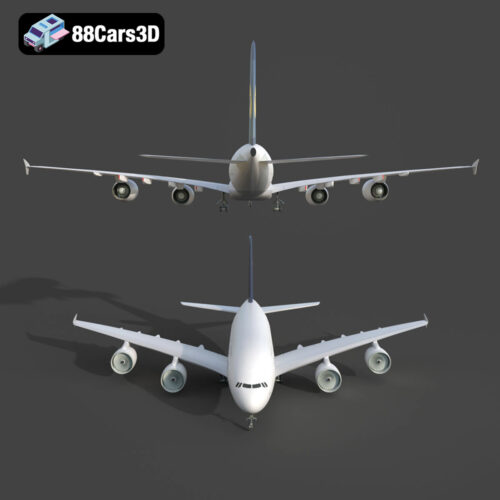 AirBus A380-004 3D Model