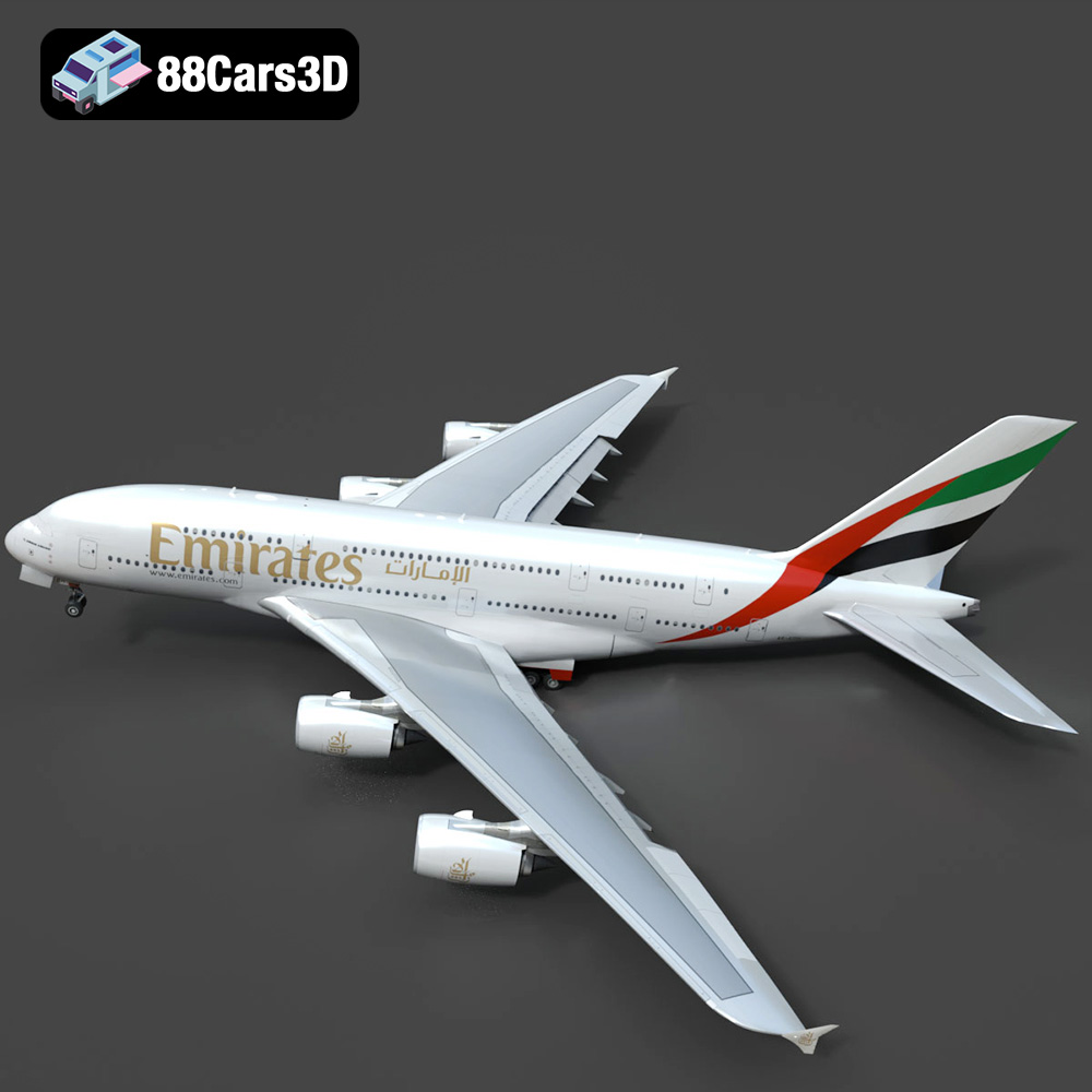 Airbus A 380 Emirates 001