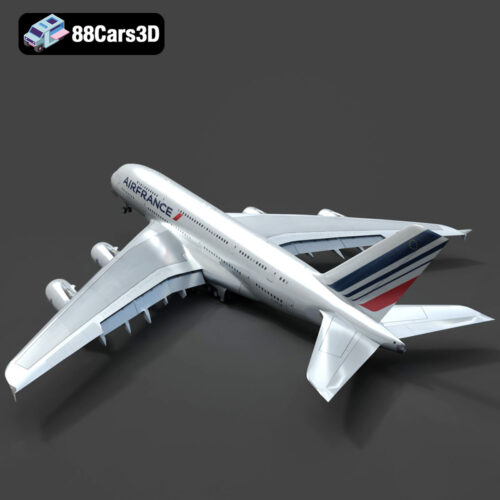 Airbus A380 AIRFRANCE 3D Model - Gallery Image 6 Airbus A380 AIRFRANCE 3D Model