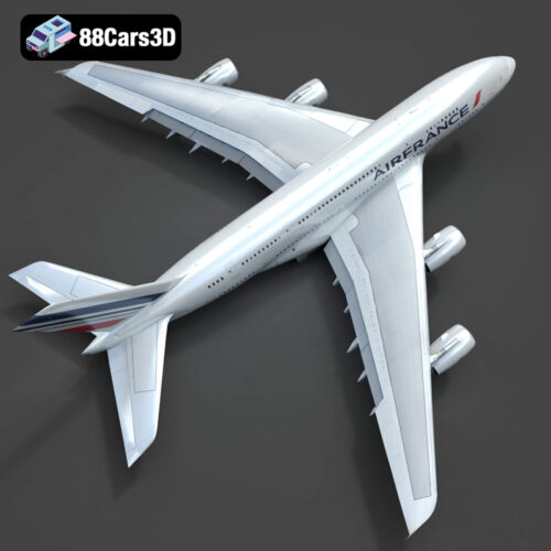 Airbus A380 AIRFRANCE 3D Model - Gallery Image 2 Airbus A380 AIRFRANCE 3D Model