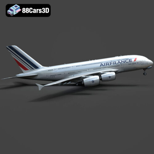 Airbus A380 AIRFRANCE 3D Model - Gallery Image 7 Airbus A380 AIRFRANCE 3D Model