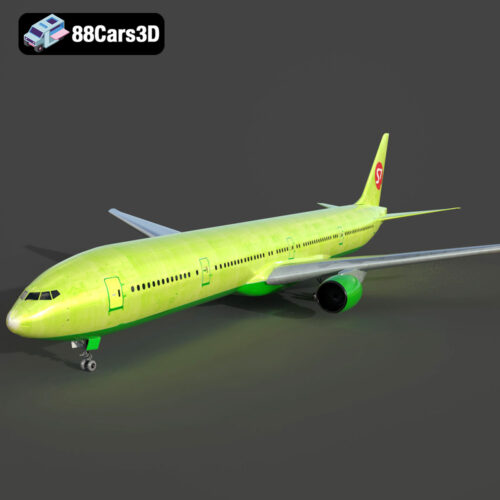 Generic Passenger Jet 3D Model
