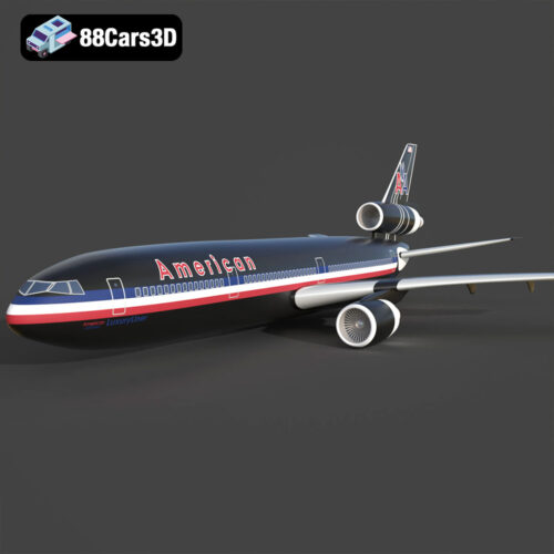 American AA-006 Airplane 3D Model - Main Image American AA-006 Airplane 3D Model