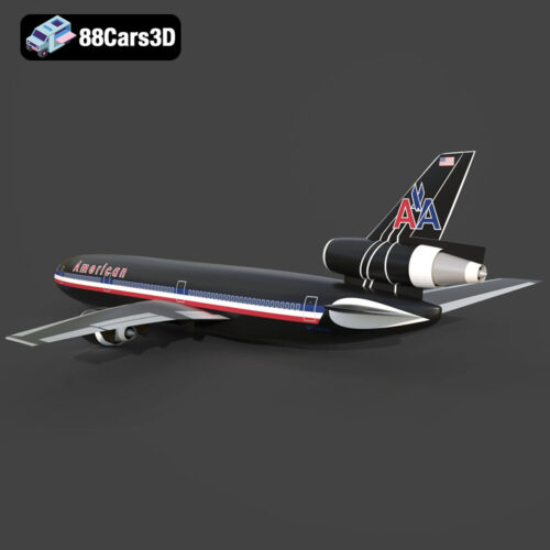 American AA-006 Airplane 3D Model - Gallery Image 2 American AA-006 Airplane 3D Model