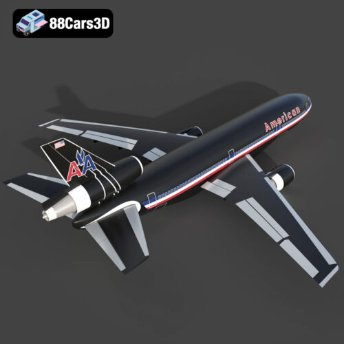 American AA-006 Airplane 3D Model - Gallery Image 3 American AA-006 Airplane 3D Model