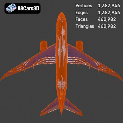 Airplane TRN-007 3D Model - Gallery Image 1 Airplane TRN-007 3D Model