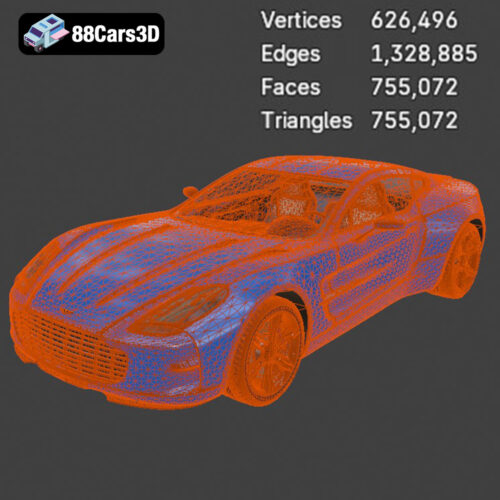 Aston Martin One-77 3D Model