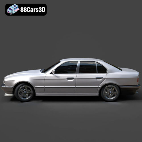 BMW 540 E34 3D Model - Gallery Image 4 BMW 540 E34 3D Model