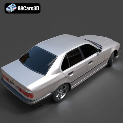 BMW 540 E34 3D Model - Gallery Image 2 BMW 540 E34 3D Model