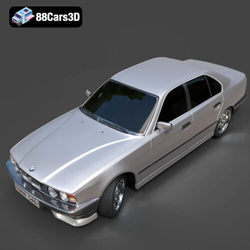 BMW 540 E34 3D Model - Gallery Image 3 BMW 540 E34 3D Model