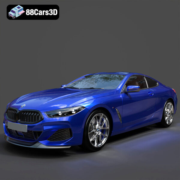 BMW 8 Series Coupe 2020 3D Model - Main Image BMW 8 Series Coupe 2020 3D Model