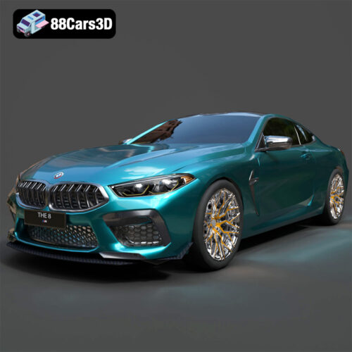 BMW M8 Competition 3D Model