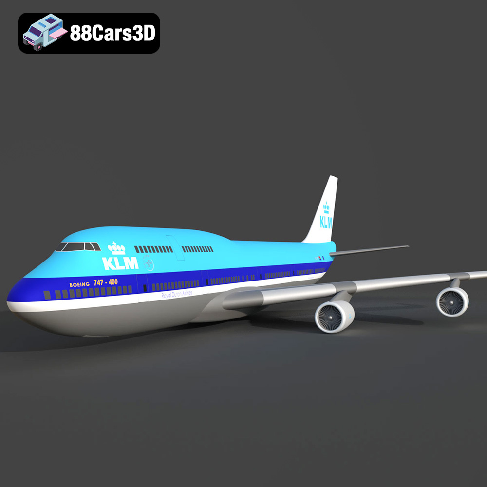 Boeing 747 400 KLM 001