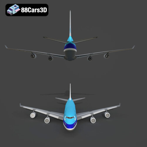 Boeing 747-400 KLM 3D Model