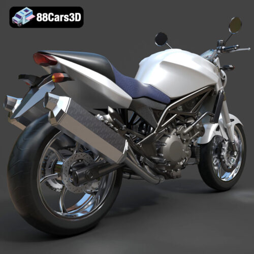 Cagiva Raptor 1000 2006 3D Model - Gallery Image 3 Cagiva Raptor 1000 2006 3D Model