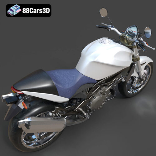 Cagiva Raptor 1000 2006 3D Model - Gallery Image 4 Cagiva Raptor 1000 2006 3D Model