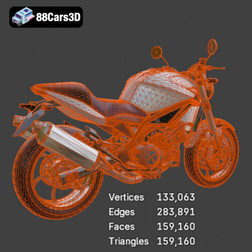 Cagiva Raptor 1000 2006 3D Model - Gallery Image 7 Cagiva Raptor 1000 2006 3D Model