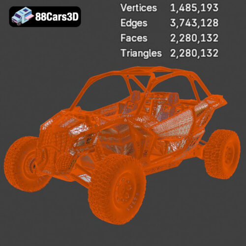 Can-Am Maverick 2019 3D Model - Gallery Image 5 Can-Am Maverick 2019 3D Model