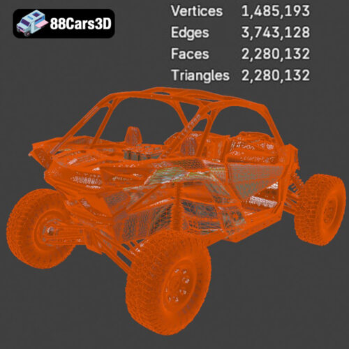 Can-Am Maverick 2019 3D Model - Gallery Image 6 Can-Am Maverick 2019 3D Model
