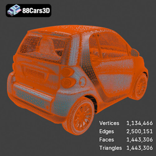 Smart Car-005 3D Model