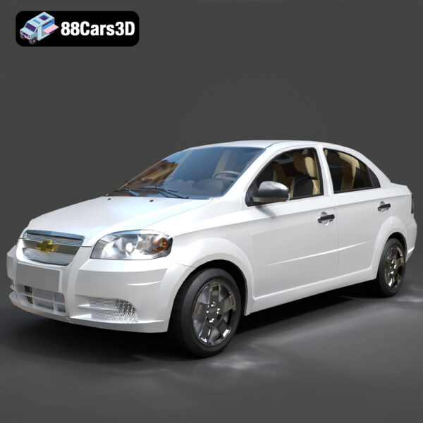 Chevrolet Aveo-001 Chevrolet Aveo 3D Model