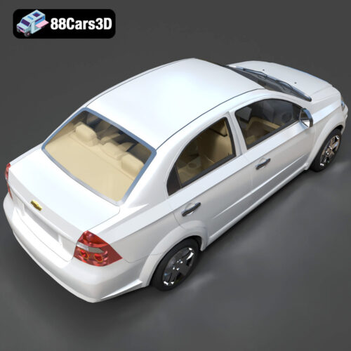 Chevrolet Aveo-004 Chevrolet Aveo 3D Model