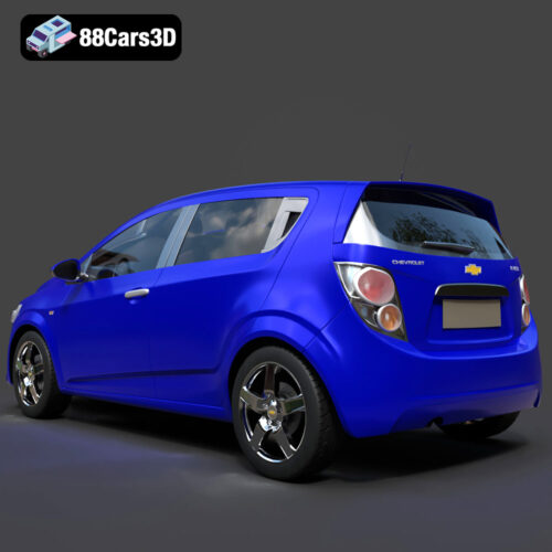 Chevrolet-Aveo-2012-003 Chevrolet Aveo 2012 3D Model