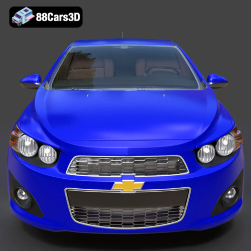 Chevrolet-Aveo-2012-005 Chevrolet Aveo 2012 3D Model
