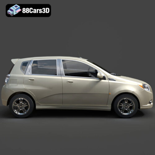 Chevrolet Aveo Hatchback 3D Model 3D Printable STL