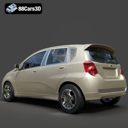 Chevrolet Aveo Hatchback 3D Model 3D Printable STL