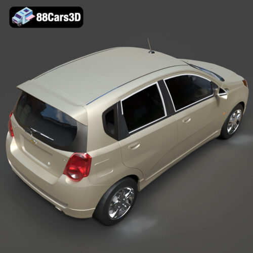 Chevrolet Aveo Hatchback 3D Model 3D Printable STL
