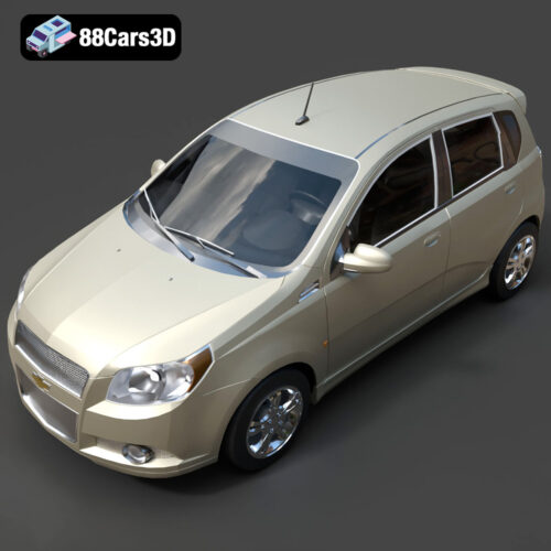 Chevrolet Aveo Hatchback 3D Model 3D Printable STL