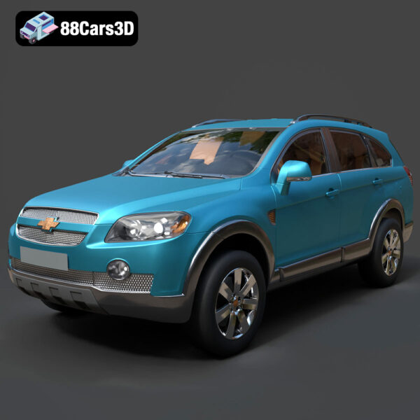 Chevrolet Captiva 2024 3D Model - Main Image Chevrolet Captiva 2024 3D Model