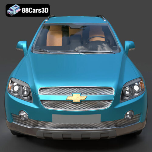 Chevrolet Captiva 2024 3D Model - Gallery Image 7 Chevrolet Captiva 2024 3D Model