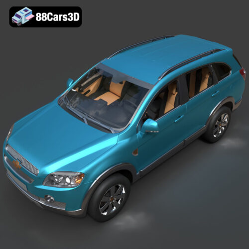 Chevrolet Captiva 2024 3D Model - Gallery Image 2 Chevrolet Captiva 2024 3D Model