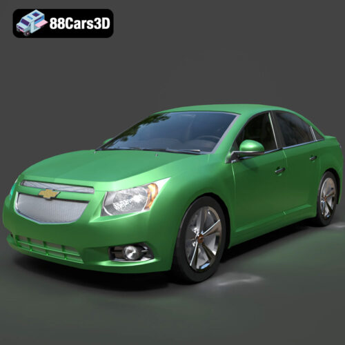 Chevrolet Cruze Sedan 3D Model - Main Image Chevrolet Cruze Sedan 3D Model