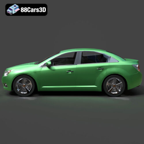 Chevrolet Cruze Sedan 3D Model - Gallery Image 5 Chevrolet Cruze Sedan 3D Model