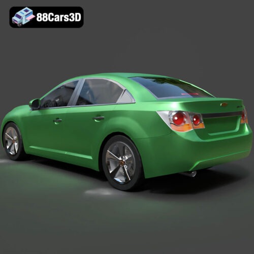 Chevrolet Cruze Sedan 3D Model - Gallery Image 3 Chevrolet Cruze Sedan 3D Model