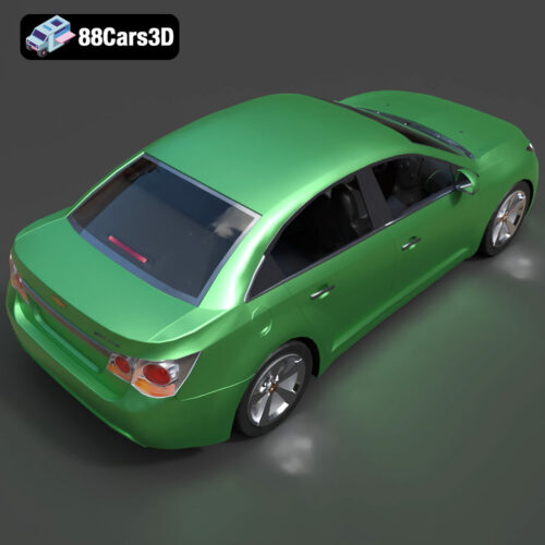 Chevrolet Cruze Sedan 3D Model - Gallery Image 4 Chevrolet Cruze Sedan 3D Model