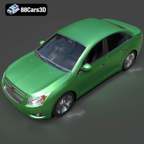 Chevrolet Cruze Sedan 3D Model - Gallery Image 2 Chevrolet Cruze Sedan 3D Model