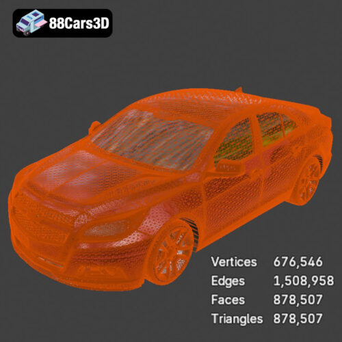 Chevrolet Malibu 2013 3D Model
