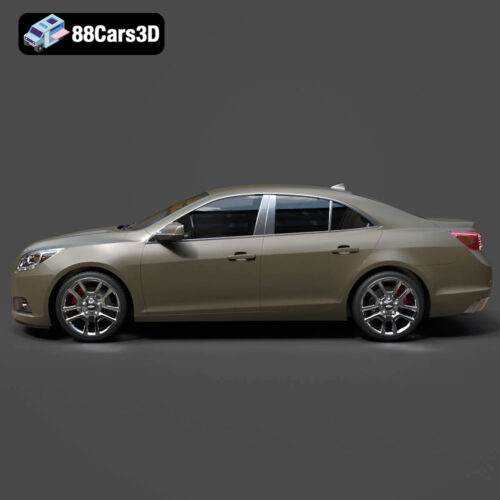 Chevrolet Malibu 2013 3D Model - Gallery Image 4 Chevrolet Malibu 2013 3D Model